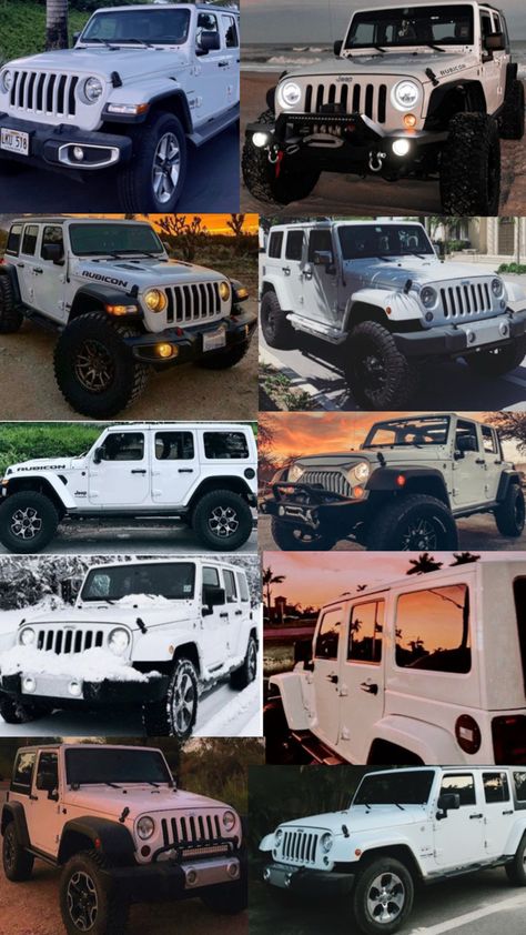 White jeeps White Jeep, Dream Vehicles, Dream Car, Jeep Wrangler, Dream Life, Dream Cars, Jeep, Vehicles, White