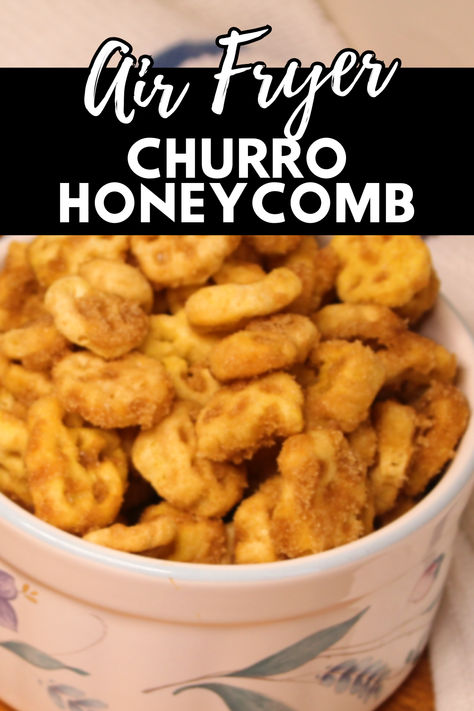 Transform Honeycomb cereal into an extra sweet delight with this irresistible Churro Honeycomb Snack Mix! Honeycomb Cereal Snack, Honeycomb Cereal Churro, Honeycomb Snack Ideas, Chex Mix With Honey Comb, Churro Snacks With Honeycomb Cereal, Honeycomb Snack Recipe, Honeycomb Churro, Churro Honeycomb Snack, Honeycomb Cereal Recipes Snack Mixes