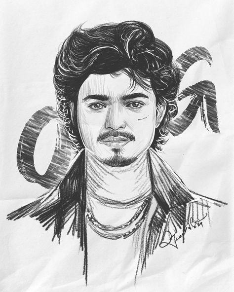 OG Villan Jeevan GOAT Iliyathalapathy Vijay Charcoal Pencil Sketch 2024
#ogvsgoat #OG #ThalapathyVijay #iliyathalapathy 
#ActorVijay #TheGretestOfAllTime Beautiful Person, Pencil Sketch, Pencil Art, Loving U, Goats, Pencil, Art