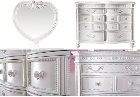 Disney Princess Furniture Redo Disney Princess Furniture Diy, Disney Princess Furniture, Disney Vanity, Ariel Bedroom, Princess Bedroom Set, Cinderella Room, Princess Furniture, Disney Princess Bedroom, Rooms To Go Kids