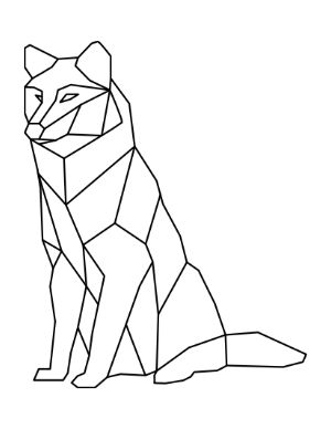 Free Printable Coloring Pages | Page 15 Wolf Colors, Geometric Wolf, Sitting Dog, Printable Animals, Dog Coloring Page, Geometric Animals, Coloring Markers, Cute Little Drawings, Dog Drawing