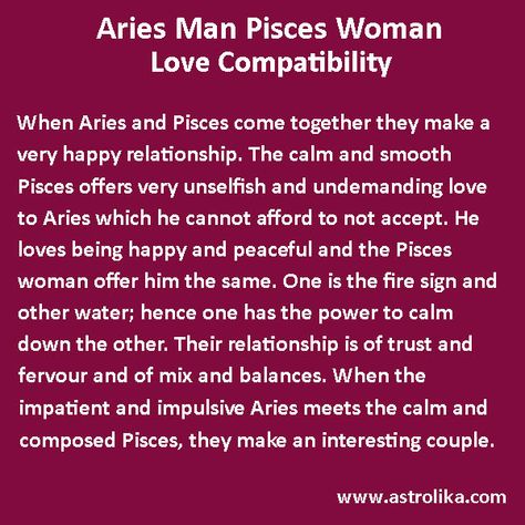 Aries Woman Pisces Man, Taurus Man Leo Woman, Pisces Woman Compatibility, Aquarius Men Love, Sagittarius Man In Love, Pisces And Aries, Pisces Compatibility, Pisces Horoscope, Zodiac Love Compatibility