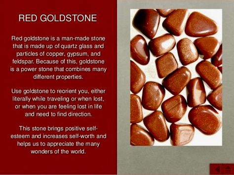 Goldstone Crystal Meaning, Goldstone Meaning, Goldstone Crystal, Red Goldstone, Dragon Shop, Magic Stones, Crystal Power, Crystal Guide, Gemstone Properties