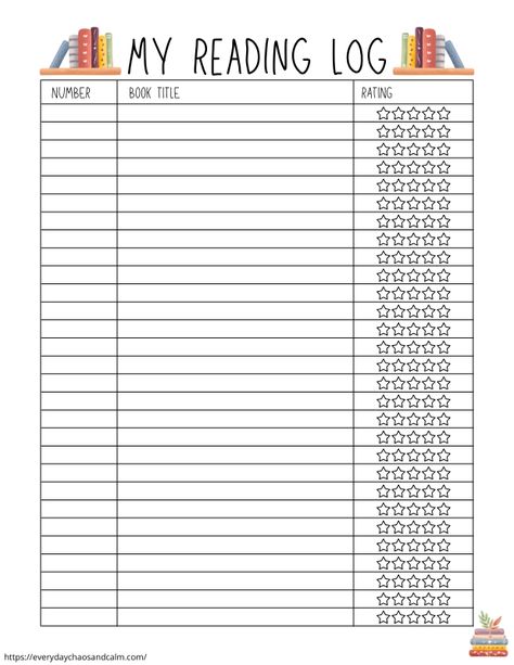 Free Printable Reading Logs for Kids and Adults | Reading log printable, Reading journal printable, Reading log Reading Book Log Free Printable, Read 100 Books Printable, Home Reading Logs Free Printable, Reading Book List Printable, Book Log Free Printable, 2024 Reading Log Printable, Book Reading Log Printable, Reading List Printable Free, Reading Book Log