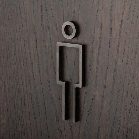 Wayfinding Design, Toilet Door, Toilet Sign, Door Fittings, Shower Fittings, Texture Inspiration, Aomori, Window Handles, Leather Cuts