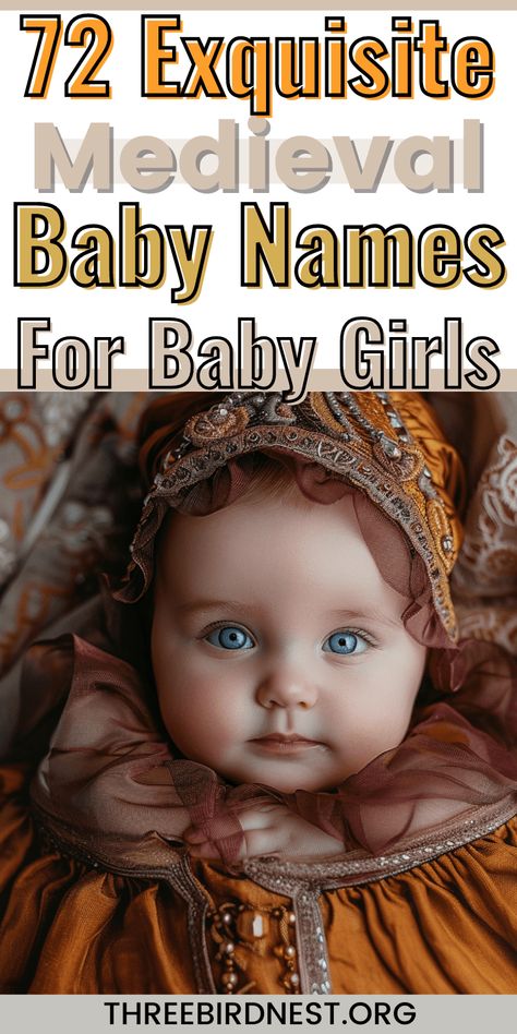 Enchanting Heritage: 72 Exquisite Medieval Baby Girl Names - This Little Nest
Medieval baby girl names -- From timeless classics like Eleanor and Isabella to lesser-known gems such as Giselle and Seraphina, discover names steeped in noble heritage and enduring charm
baby girl names, cool medieval baby names, weird historical baby names. Names Dark Academia, Medieval Girl Names, Old Money Girl Names, Dark Academia Names, Most Unique Baby Names, Dark Academia Girl, Classic Girls Names, Medieval Baby, Medieval Germany