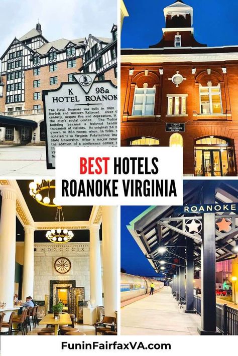 Best Downtown Roanoke Hotels - Unique Stays in Virginia's Blue Ridge A Perfect Blue, Unique Stays, Virginia Wine Country, Blue Ridge Mountain, Roanoke Virginia, Virginia Travel, Roanoke Va, Mountain Getaway, Hampton Inn