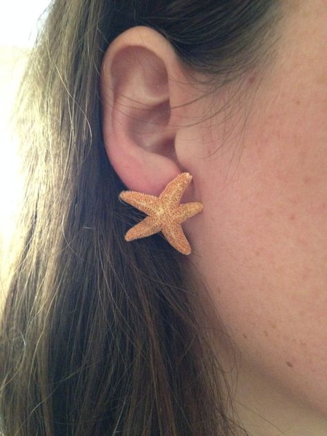 Starfish Earring or Starfish Earrings by WashedAshoreFL on Etsy Aquamarine Starfish Earrings, Starfish Earrings, Fame Dr, Crafts To Sell, Starfish, Aquamarine, Pearl Earrings, Handmade Gift, Trending Outfits