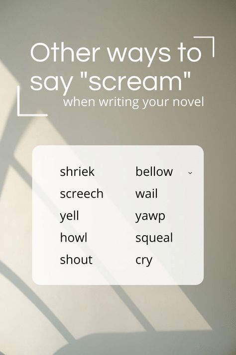 Other Words For Scream, Good Ways To Start A Story, Ways To Start Your Story, How To Write A First Chapter, Good Ways To Start A Book, How To Start Writing A Book, Ways To Start A Book, Ways To Start A Story, Short Story Writing Prompts