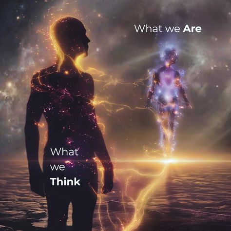 "What we Think" vs. "What we Are" We often perceive ourselves merely as humans, bound by physical limitations and worldly concerns. This is what we think we are. 🤔 However, there is a deeper reality... we are spiritual beings having a human experience. 🌟 Our true essence is - limitless, eternal, and deeply connected to the universe. ✨ When we recognize this duality, we begin to understand our true potential and purpose. 🌱 #lawofoneness #humanexperience #lightbeing #trueessence #divinelig... You Are Your Power Quotes, Spiritual Illustration Art, Angus Mclaren, Spiritual Beings Having A Human, Connected To The Universe, Vibrations Quotes, Cosmic Powers, Be Spiritual, Wisdom Art