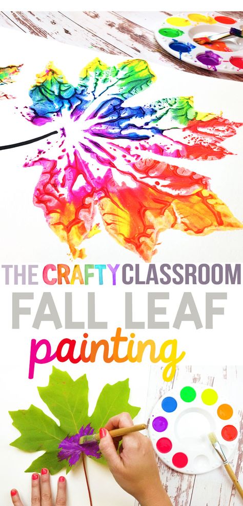 Fall Kid Art Projects, Fall Painting Activities For Kids, Fall Leave Projects For Kids, Qtip Fall Tree Painting, Preschool Fall Process Art, First Grade Crafts Fall, School Age Fall Crafts, Leave Projects For Kids, September Elementary Art Projects