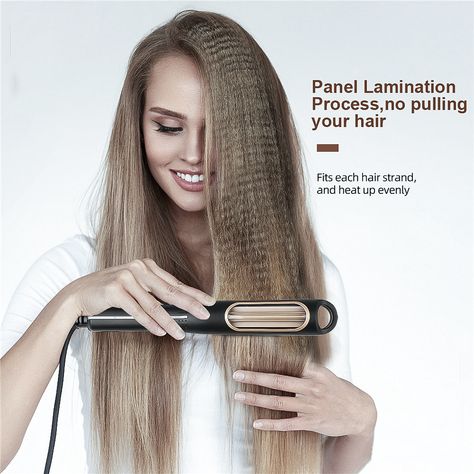 Automatic Corrugated Flat Hair Curler - https://gift2heart.com/?p=76036&utm_source=SocialAutoPoster&utm_medium=Social&utm_campaign=Pinterest product - Ali - Gift 2 Heart - #4.CareGift #4.2.BeautyCare #4.2.01.HairBeauty - #≤10Days #★★★★Up #FreeShipping #Hair Corn Roll Hair Styles, Hair Straightening Tips, Curly Iron, Flat Iron Tips, Doing My Hair, Automatic Hair Curler, Hair Crimper, Teased Hair, Hair Waver