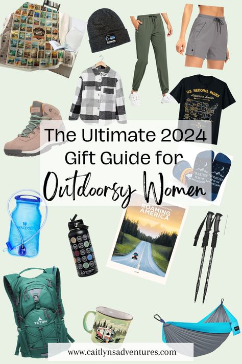 The Ultimate 2024 Gift Guide for Outdoorsy Women Hiking Christmas Gifts, Camping Gifts For Women, Hiking Gifts Women, Gifts For Outdoorsy Women, Hiking Gift Ideas, Outdoorsy Women, Granola Girl Outfits, Oregon Girl, Gifts For Hikers