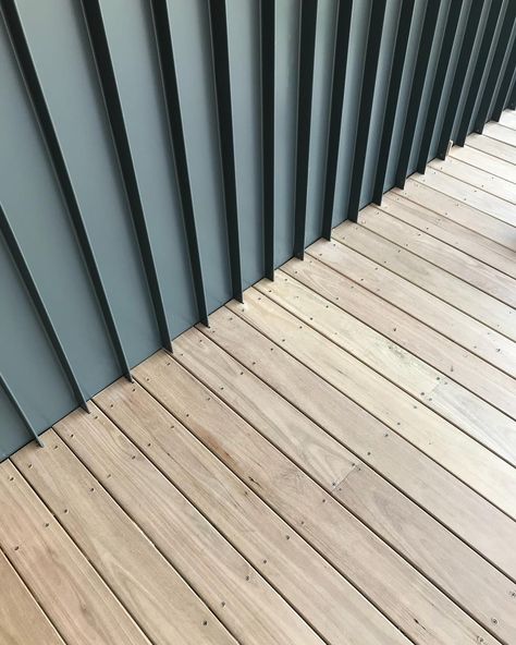 Blackbutt Decking, Farm Structures, Navy Blue Houses, Tile Patio, Outdoor Tile Patio, Alfresco Decking, Mud Brick, House Australia, Outdoor Tile