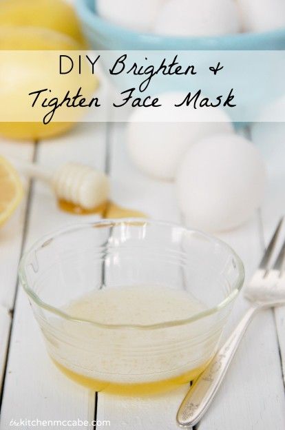 DIY Brightening and Tightening Face Mask - The Kitchen McCabe Tightening Face Mask, Skin Tightening Mask, Face Mask For Pores, Pore Mask, Skin Tightening Face, Facial Treatments, Skin Facial, Face Mask Recipe, Lighten Dark Spots