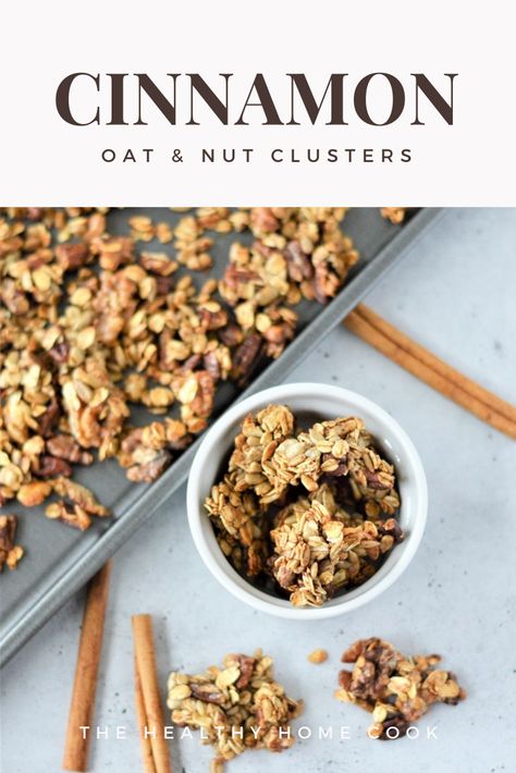 Oats Clusters, Banana Oat Clusters, Oat Clusters Recipe, Oat Clusters, Nut Clusters, How To Make Oats, Work Recipes, Granola Bites, Chicory Recipe