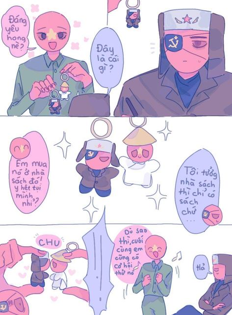 Ussr X Vietnam Countryhumans, Vietnam Country, Country Jokes, Art Outfit, Country Human, Country Men, Art Diary, Art Contest, Comic Panels