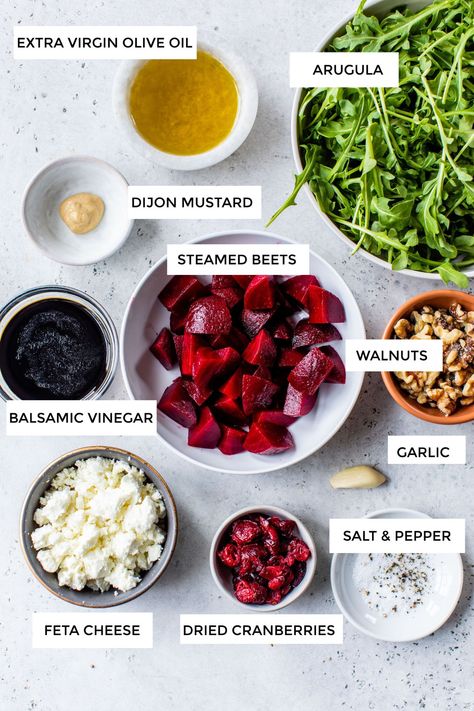 15-Minute Steamed Beet Arugula Salad Beets And Arugula Salad, Salads Recipes Beet, Arugula Beet Goat Cheese Salad, Best Beet Salad Recipes, Beet Salad Recipes Healthy, Steamed Beets Recipes, Arugula Burrata Salad Recipes, Summer Beet Salad, Beet Recipes Salad