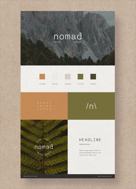 Explore our newest Semi-Custom Brand inspired by modern cabins deep in the mountains. With a minimalist feel, Nomad visualizes the juxtaposition of a tech-inspired style within a natural landscape. This easily transformable brand provides a fresh take on contemporary design.

#hospitalitybranding #outdooradventures #branding  #semicustombrand #semicustombranding #webdesign #photography #vacation #instatravel #luxurytravel #luxurystay #hospitality #luxeliving #hotels #directbooking Landscaper Logo Design, Outdoor Branding Ideas, Nature Inspired Website Design, Landscape Design Website, Travel Guide Website Design, Landscape Branding Design, Topographic Branding, Modern Natural Design, Outdoor Company Branding