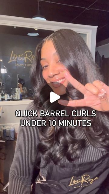 How To Curl Middle Part Hair, How To Barrel Curl Hair, How To Do Big Curls For Long Hair, How To Curl Wig, Pin Curls Tutorial, Curling Hair Tutorial, Curled Layered Hair, Big Curls For Long Hair, Curling Fine Hair