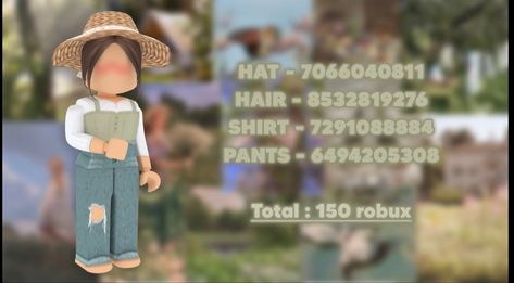 Bloxburg Garden Outfit Codes, Coquette Roblox Outfit Codes, Bloxburg Outfit Code, Outfit Codes Bloxburg, Gardening Outfits, Bloxburg Outfit Codes, Brookhaven Outfit, Codes Bloxburg, Bloxburg Clothes