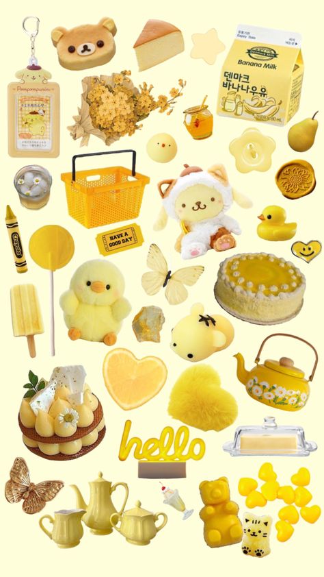 yellow I spy #yellowvibes #yellowcollage Cute Yellow Stickers Printable, Yellow Stickers Png, Yellow Aesthetic Journal, Yellow Stickers Aesthetic, Yellow Aesthetic Stickers, Grad Letters, Yellow Scrapbook, Yellow Collage, Yellow Stickers