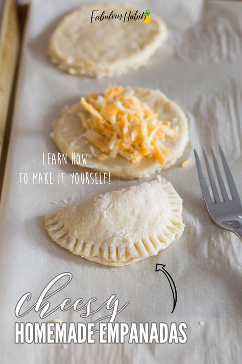 Kitty Forman, Cheese Empanadas Recipe, Savoury Pastries, Homemade Empanadas, Easy Empanadas Recipe, Spanish Family, Cheese Empanadas, Spanish Foods, Prep Food