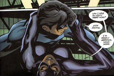 Nightwing x Catwoman Nightwing And Catwoman, Guys Talking, Catwoman Comic, Nightwing And Starfire, Aesthetic Tshirt, Batman Hush, Comic Book Art Style, Famous Comics, Batman Artwork