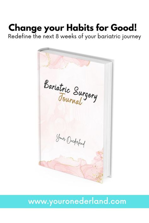 This pin shows the bariatric surgery journal. A journal that's created to help the bariatric community stay focused on all the basic post-op goals, like hydration, activity, weight loss and measurements. Bariatric Tracker, Bariatric Food Journal Printable Free, Bariatric Journal, Bariatric Sleeve Surgery Packing List, Gastric Bypass Revision Surgery, Creating Habits, Change Your Habits, Gastric Bypass, Daily Planners