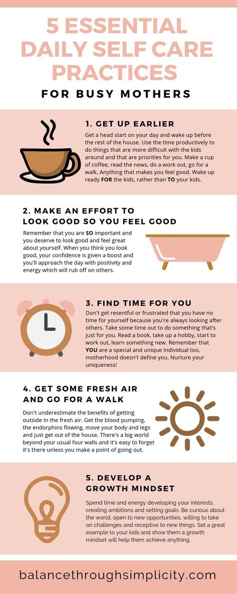 Mothers tend to put everyone else before themselves on the priority list. We think we can do it all and give everything of ourselves all day, every day but then risk burn out, feeling resentful, worn out or worn down. Here are some simple, easy ways to keep yourself strong and ready for the challenges of motherhood with 5 essential daily self care tips for busy mothers #motherhood #simplify #selfcare #mindset #timemanagement #mumlife #momlife Mum Self Care, Mind Workout, Tired Mum, Mum Goals, Emotionally Strong, Caring For Mums, Mother Care, Daily Self Care, Super Mum