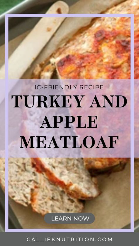 Turkey Apple Meatloaf, Heart Healthy Turkey Recipes, Ground Turkey Meatloaf Muffins, Paleo Turkey Meatloaf, Apple Meatloaf, Apple Turkey Recipes, Batch Prep, Meatloaf With Oatmeal, Chicken Loaf