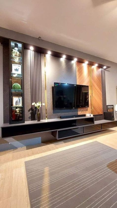 Hall Tv Cupboard Designs, Tv Unit Living Room Modern Luxury, Tv Hall Interior Design, Lcd Unit Design Modern, Tv Cabinet Design For Living Room Luxury, Tv Unit Design Modern Tv Unit Design Modern Living Luxury, Hall Tv Unit Design Modern, Luxury Tv Unit Design, Tv Unit Design Modern Living Luxury