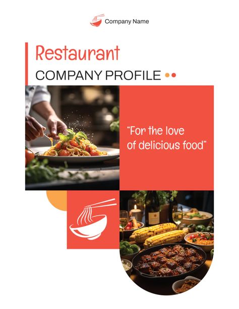 Elevate your restaurant’s brand with this contemporary company profile template, available in Word, Google Slides, and Adobe formats. 

Designed by  @wordlayouts Restaurant Profile Design, Company Profile Design Templates, Profile Template, Modern Restaurant, Catering Companies, Company Meals, Business Company, Catering Services, Business Profile