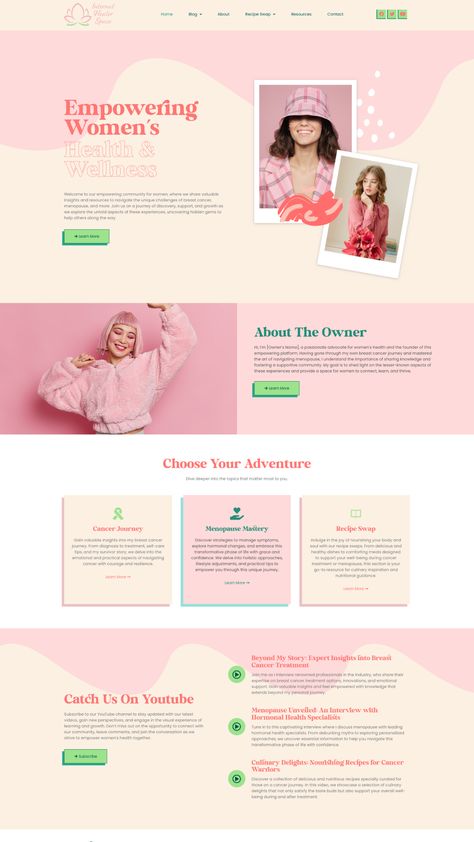 Ensure your website shines on any device with responsive design. Our approach guarantees a seamless browsing experience for users, whether they're on desktop, tablet, or mobile. Reach your audience everywhere! #responsivedesign #modernwebexperience #seamlessbrowsing #anydevicedesign #reachingaudience Unlock the secrets of captivating website design! Explore our curated collection of stunning web layouts, UX/UI innovations, and branding inspirations. From sleek portfolios to e-commerce marvels, d About Page Web Design, Cute Website Design, Website Branding Design, Simple Website Design, Feminine Website Design, Wellness Website, Feminine Website, Website Design Inspiration Layout, Feminine Brand