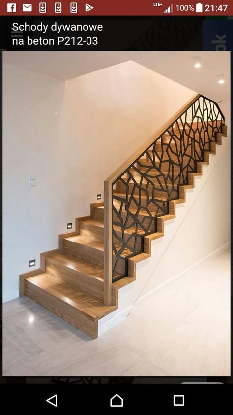 درابزين السلم, Staircase Interior Design, Staircase Design Modern, Staircase Railing Design, Stairs Design Interior, Escalier Design, Stair Railing Design, Stairway Design, Stairs Design Modern