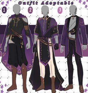 Fantasy Clothes Male, Outfit Rules, Anime Outfit Ideas, Outfit Ideas Male, Male Fantasy Clothing, Adoptable Outfit, Anime Outfit, Clothing Sketches, Clothing Design Sketches