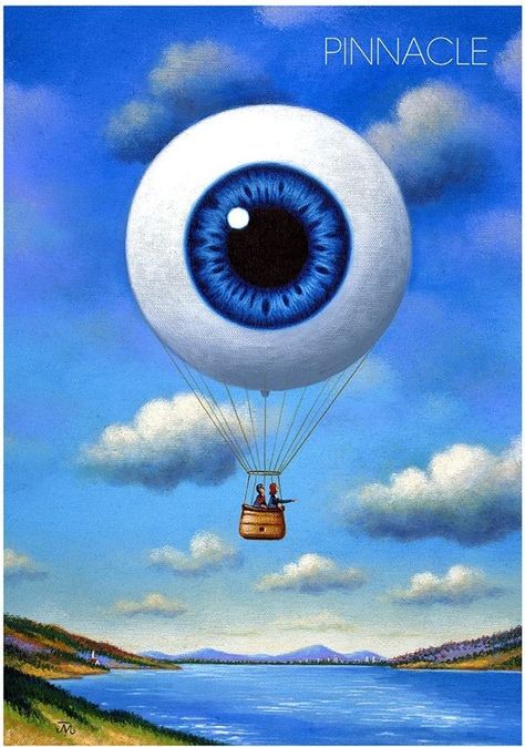 Surealism Art, Eyeball Art, Surrealism Painting, Scary Art, Illustration Painting, Sketch Inspiration, Eye Art, Op Art, The Horizon