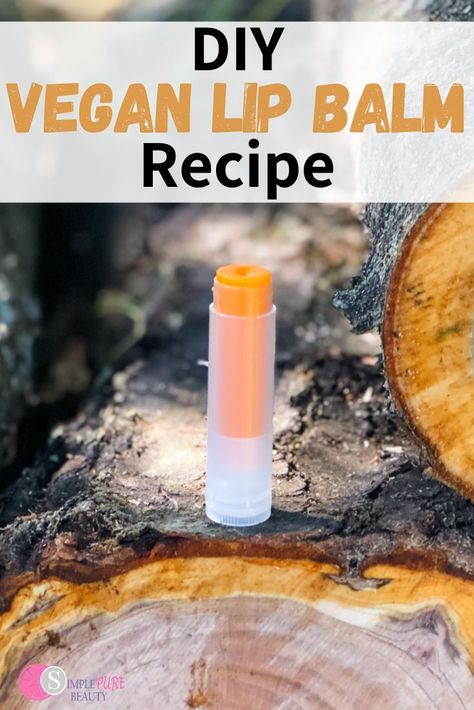 Vegan Soap Recipe, Chapstick Diy, Vegan Lip Balm Recipe, Chapstick Recipe, Make Lip Balm, Lip Balm Recipe, Diy Lip Balm Recipes, Balm Recipe, Lip Balm Recipes