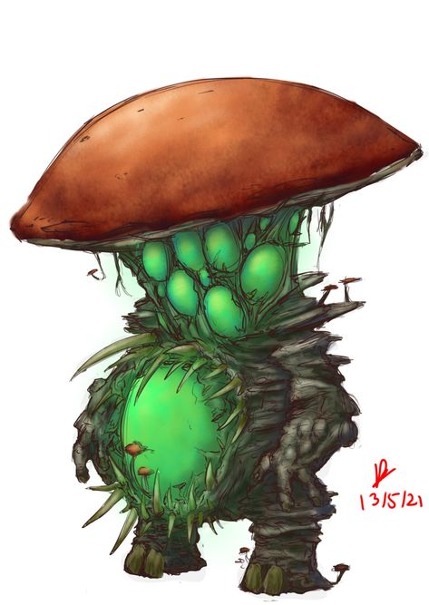 Mushroom monster sketch #monster #sketch #art #monsterdesign #fungus #nature #mushroom Mushroom Monster Art, Fungal Monster, Mushroom Creature Art, Plant Monster Art, Dnd Mushroom, Leaf Monster, Monster Mushroom, Mushroom Monster, Mushroom Creature