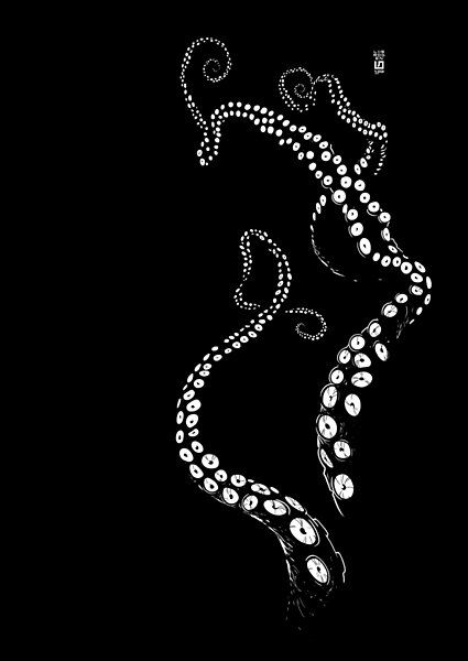 Octopus Aesthetic Drawing, Octopus Graphic Design, Tentacle Aesthetic, Octopus Symbolism, Drawing Of Octopus, Octopus Tentacles Drawing, Tentacles Illustration, Octopus Background, Octopus Aesthetic