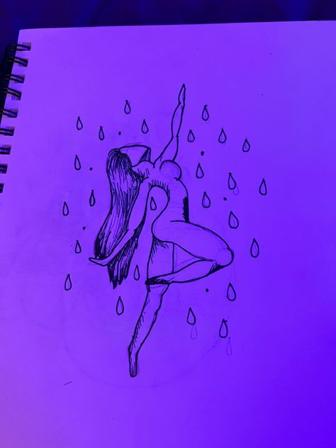 Dancing In The Rain Tattoo Ideas, Dancing In The Rain Tattoo, Rain Tattoo Ideas, Rain Tattoo, Storm Tattoo, Easy Tattoo, Bulletin Journal, Birthday Tattoo, Dance In The Rain