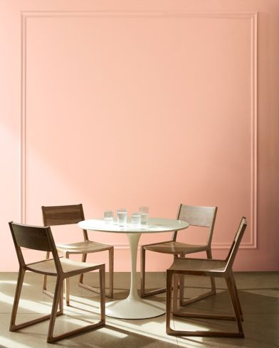 Georgetown Pink Beige HC-56 | Benjamin Moore Benjamin Moore Peachy Pink, Peach Pink Paint, Benjamin Moore Linen White, White Craftsman, Vintage Paint Colors, Cottage Colors, Paint Color Swatches, Murs Roses, Cafe Royal