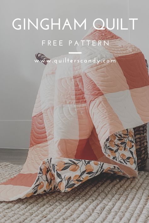 Quilt Patterns for Modern Quilters - by Quilters Candy Gingham Quilt Pattern, Diary Of A Quilter, Free Quilt Tutorials, Gingham Quilt, Diy Bebe, Beginner Quilt Patterns, Easy Quilt Patterns, Patchwork Quilt Patterns, Quilt Guild