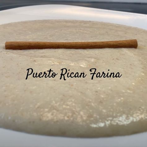 Puerto Rican Breakfast Ideas, Puerto Rican Cream Of Wheat, Puerto Rican Farina Recipe, How To Make Farina, Puerto Rican Oatmeal Recipes, Puerto Rican Farina, Puerto Rican Avena Recipes, Farina Recipe Puerto Rican, Puerto Rican Oatmeal