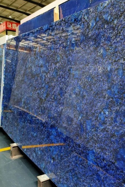 Here is Blue Agata Granite Blue Granite Countertops, Blue Pearl Granite, Blue Granite, Timeless Kitchen, White Countertops, Blue Kitchens, Blue Pearl, Interior Projects, Vibrant Blue