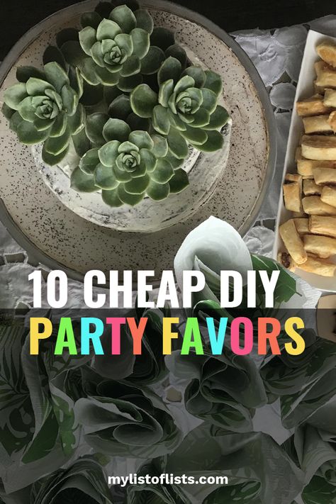 10 CHEAP DIY Party Favors – My List of Lists | Find the best DIY home decor, holiday DIY, and online tutorials for home tips and tricks. Housewarming Favors Diy, Housewarming Party Favors Diy, Housewarming Party Favors Ideas, Party Favours For Women, Quick Party Favors For Adults, 70th Birthday Giveaway Ideas, 30th Party Favors For Adults, Men’s Party Favors, Diy Birthday Party Favors For Adults