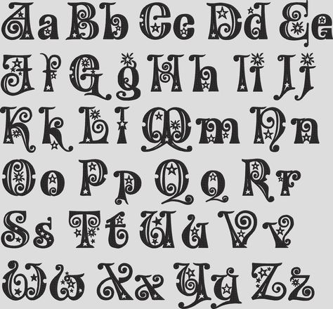 Bubble writing font