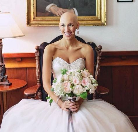 Buzzcut Bride, Bald Bride, Bald Beauty, Witch Wedding, Bald Look, Buzz Cuts, African American Weddings, Viking Wedding, Bald Girl