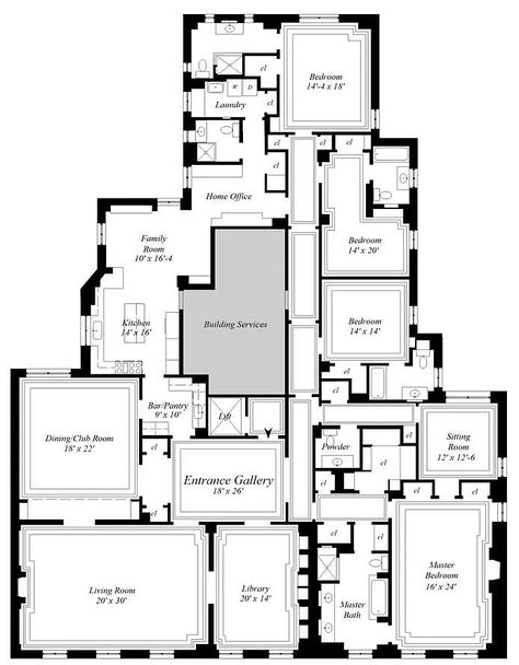 993 5th Ave #10, New York, NY 10028 | Zillow Record Printable, Upper East Side Manhattan, Open Family Room, Mansion Floor Plan, Apartment Floor Plan, Vintage House Plans, Apartment Floor Plans, Luxury Penthouse, New York Homes