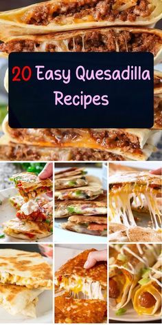 Get creative with these mouthwatering quesadilla recipes! From classic cheese to innovative fillings, discover your new favorite Mexican dish. Casadia Recipe Quesadillas, Casadia Recipe, Easy Quesadilla Recipes, Best Quesadilla Recipe, Quesadillas Recipes, Easy Quesadilla, Ground Beef Quesadillas, Quesadilla Recipes Easy, Beef Quesadillas